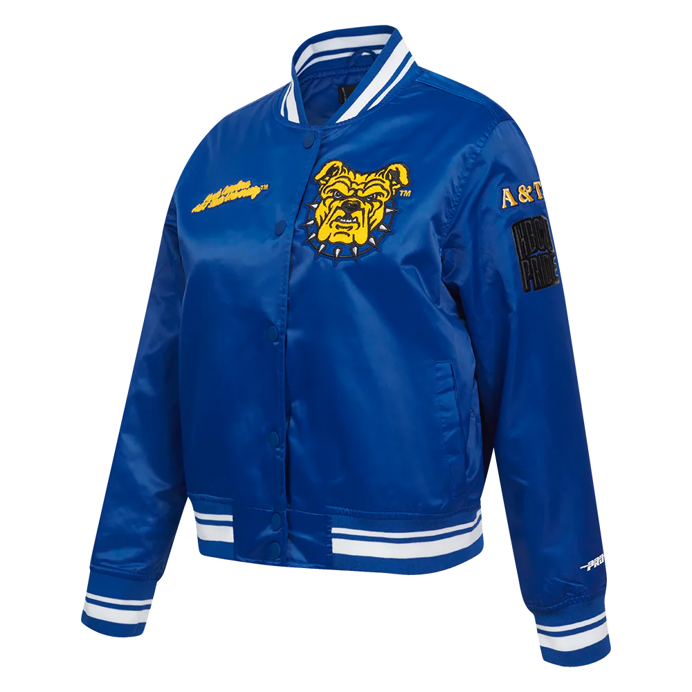 NORTH CAROLINA A&T STATE UNIVERSITY CLASSIC WOMEN'S SATIN JACKET