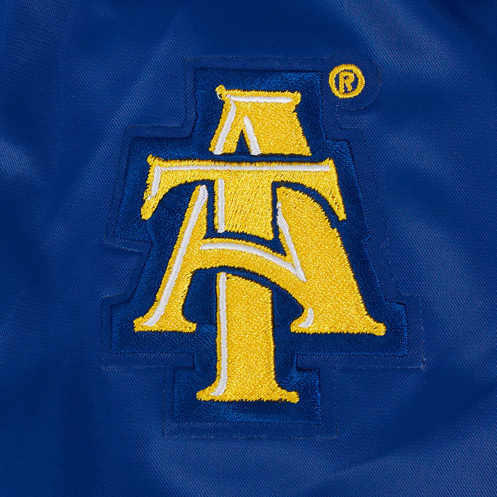 NORTH CAROLINA A&T STATE UNIVERSITY CLASSIC WOMEN'S SATIN JACKET