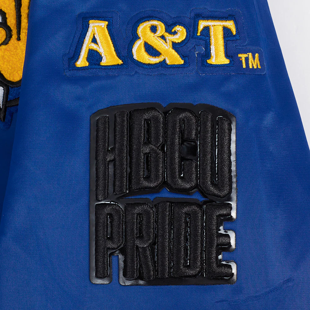 NORTH CAROLINA A&T STATE UNIVERSITY CLASSIC WOMEN'S SATIN JACKET