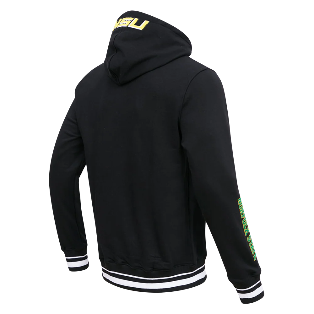 NORFOLK STATE UNIVERSITY CLASSIC MEN'S STACKED LOGO PO HOODIE