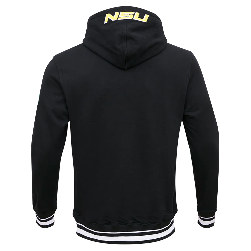 NORFOLK STATE UNIVERSITY CLASSIC MEN'S STACKED LOGO PO HOODIE