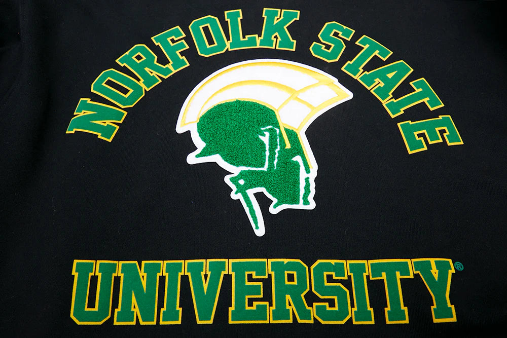 NORFOLK STATE UNIVERSITY CLASSIC MEN'S STACKED LOGO PO HOODIE