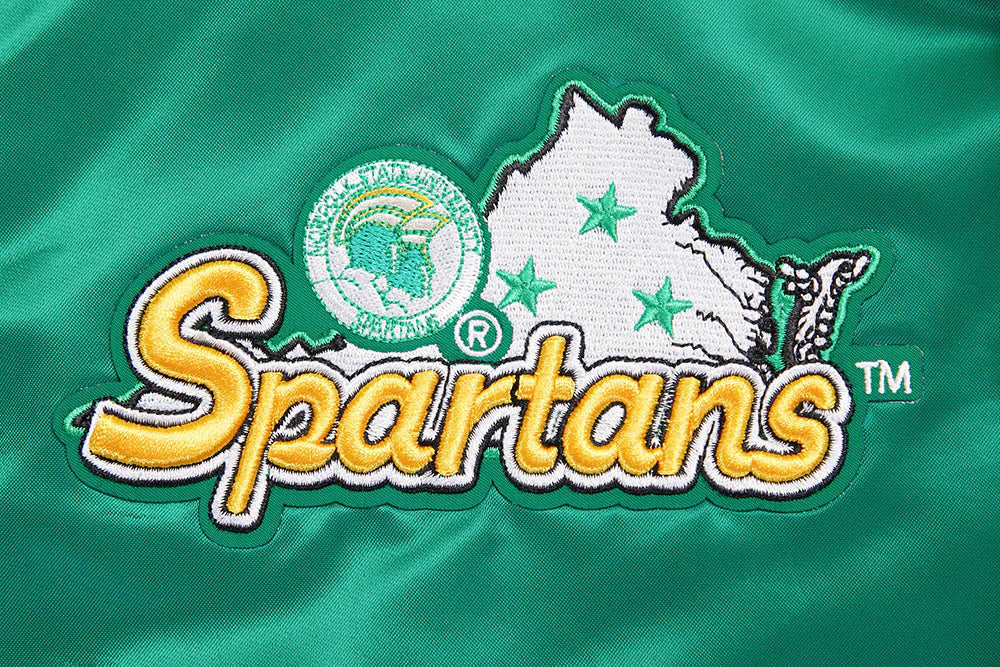 NORFOLK STATE UNIVERSITY HOMECOMING RIB MEN'S SATIN JACKET