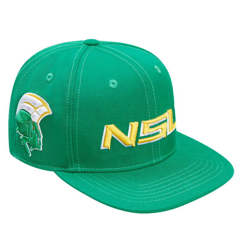 NORFOLK STATE UNIVERSITY CLASSIC UNISEX STACKED LOGO WOOL SNAPBACK