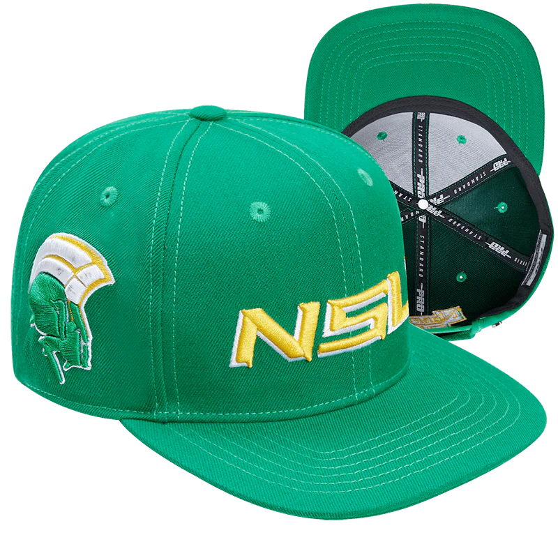 NORFOLK STATE UNIVERSITY CLASSIC UNISEX STACKED LOGO WOOL SNAPBACK