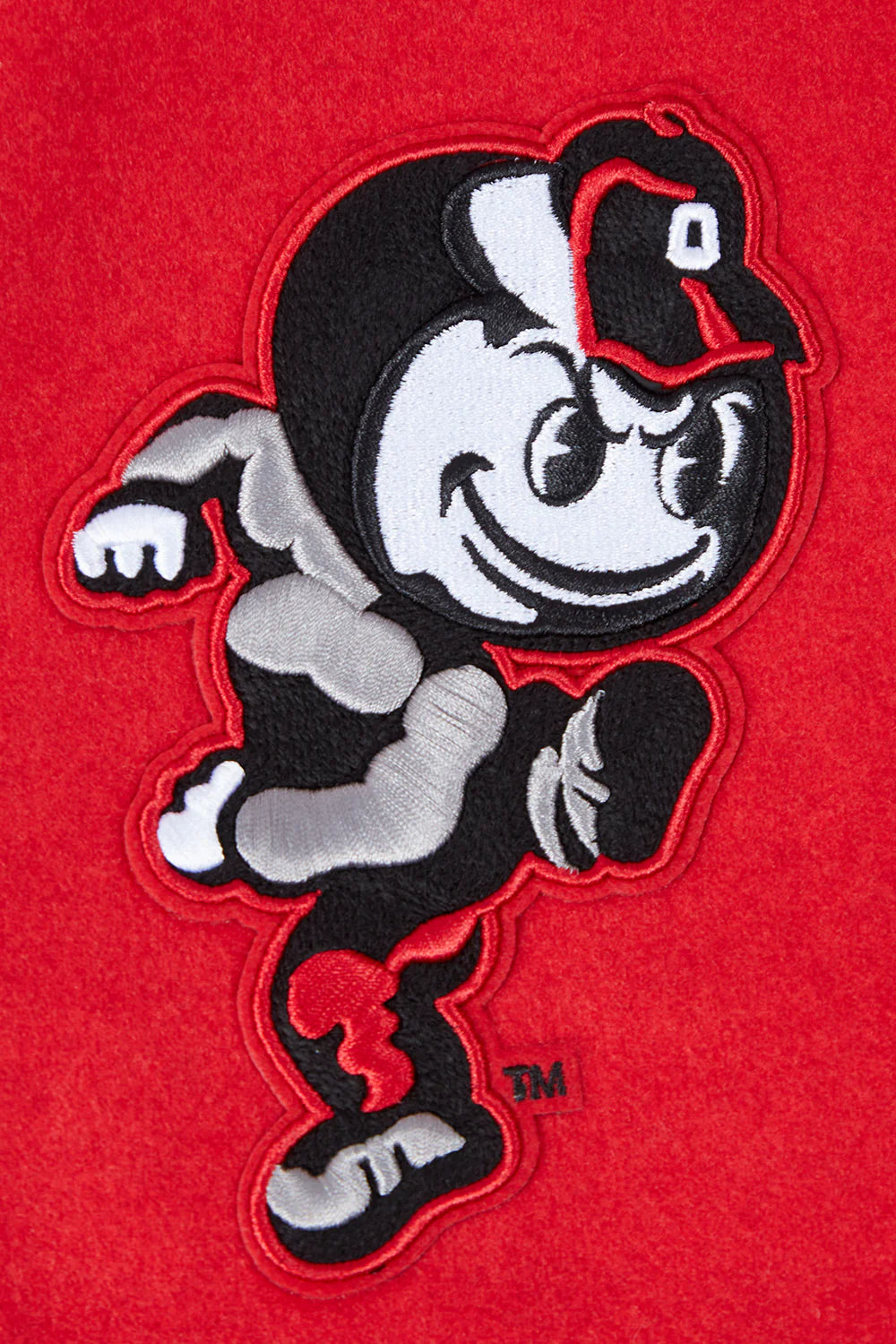 OHIO STATE UNIVERSITY CLASSIC MEN'S RIB WOOL VARSITY JACKET