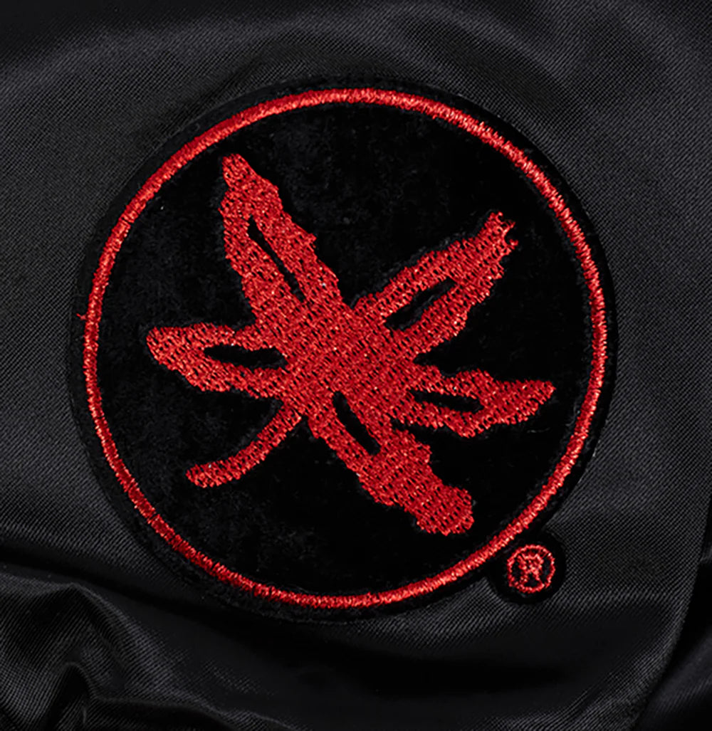 OHIO STATE UNIVERSITY CHAMPIONS MEN'S RIB SATIN JACKET