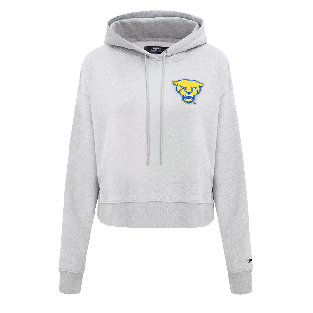 UNIVERSITY OF PITTSBURGH CLASSIC FLEECE CROPPED PULLOVER HOODIE