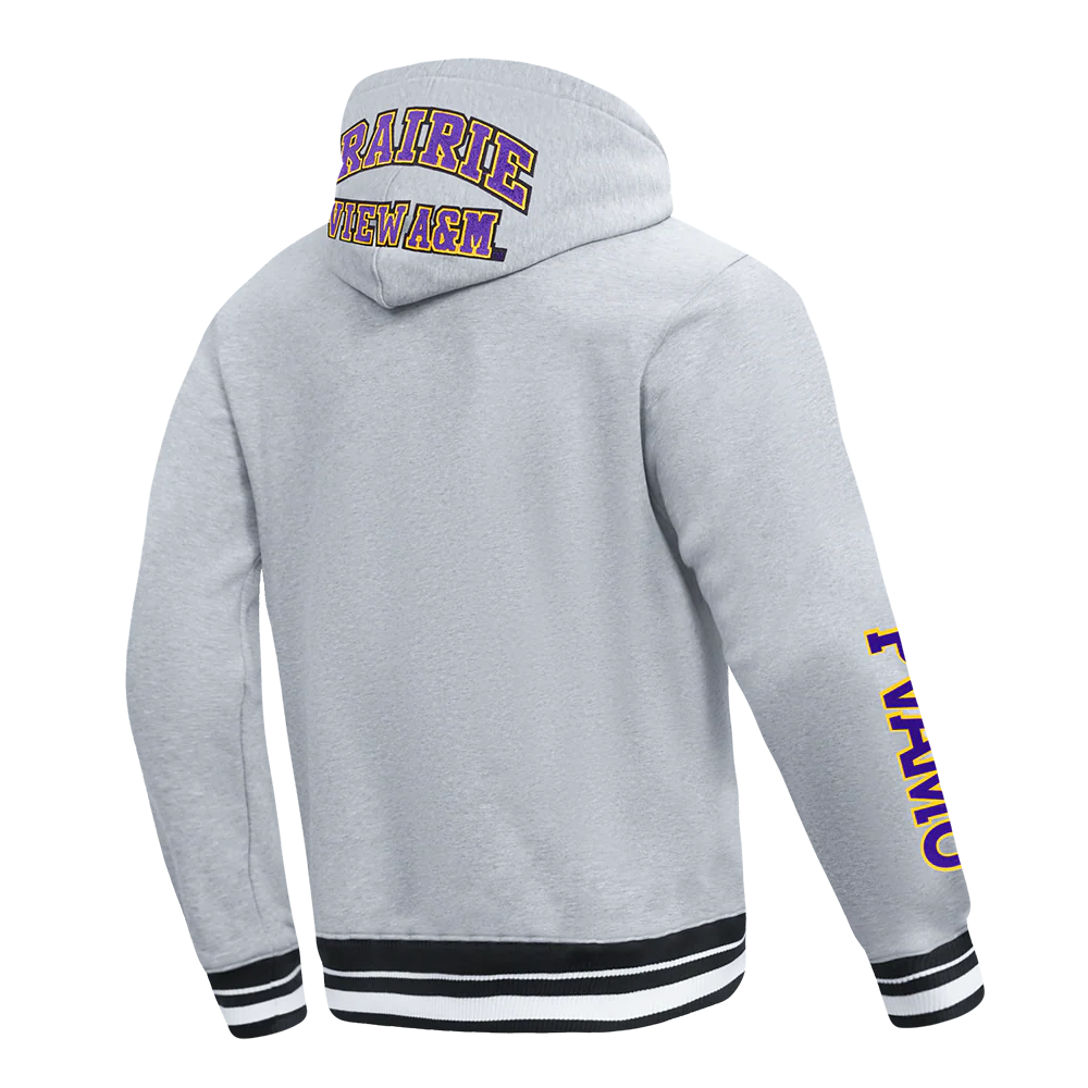 PRAIRIE VIEW A&M UNIVERSITY CLASSIC MEN'S STACKED LOGO PO HOODIE