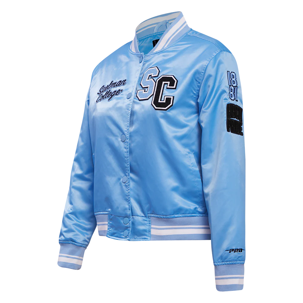 SPELMAN COLLEGE CLASSIC RIB SATIN JACKET