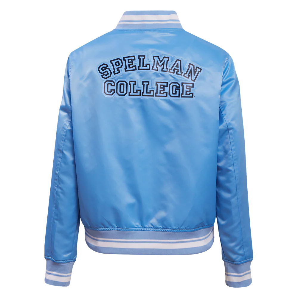 SPELMAN COLLEGE CLASSIC RIB SATIN JACKET