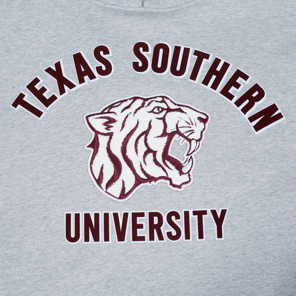 TEXAS SOUTHERN UNIVERSITY CLASSIC MEN'S STACKED LOGO PULLOVER HOODIE