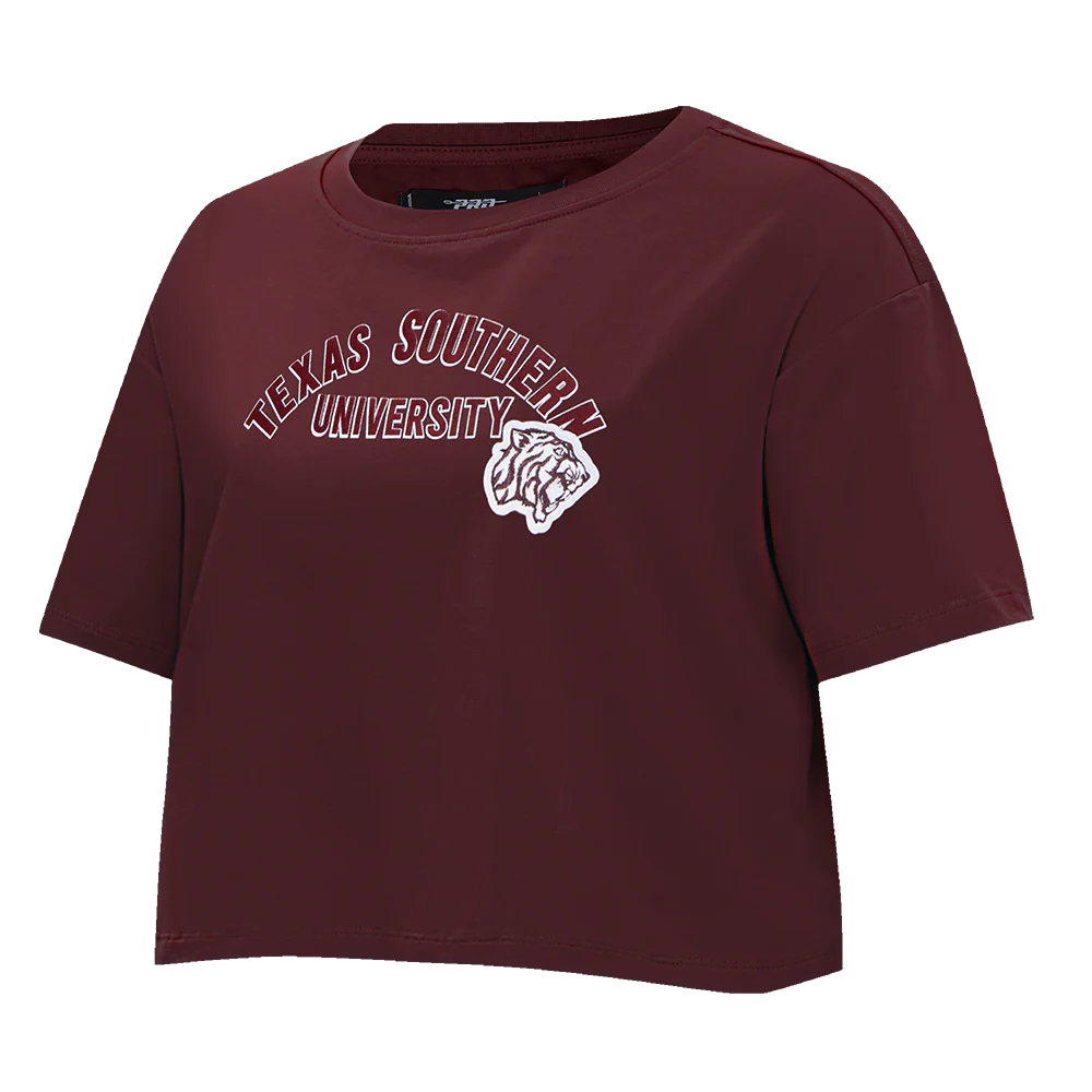 TEXAS SOUTHERN UNIVERSITY CLASSIC SINGLE JERSEY BOXY TEE
