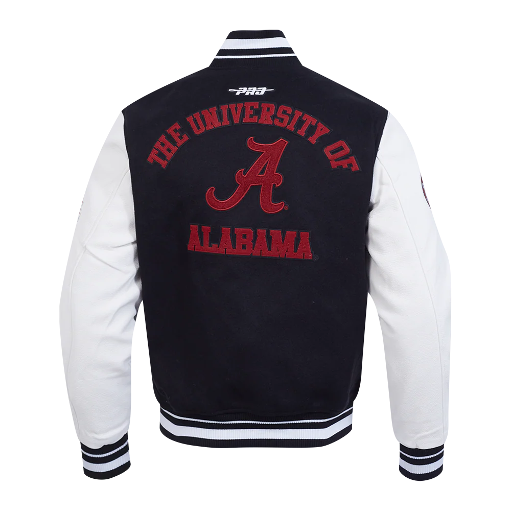 UNIVERSITY OF ALABAMA CLASSIC RIB WOOL VARSITY JACKET