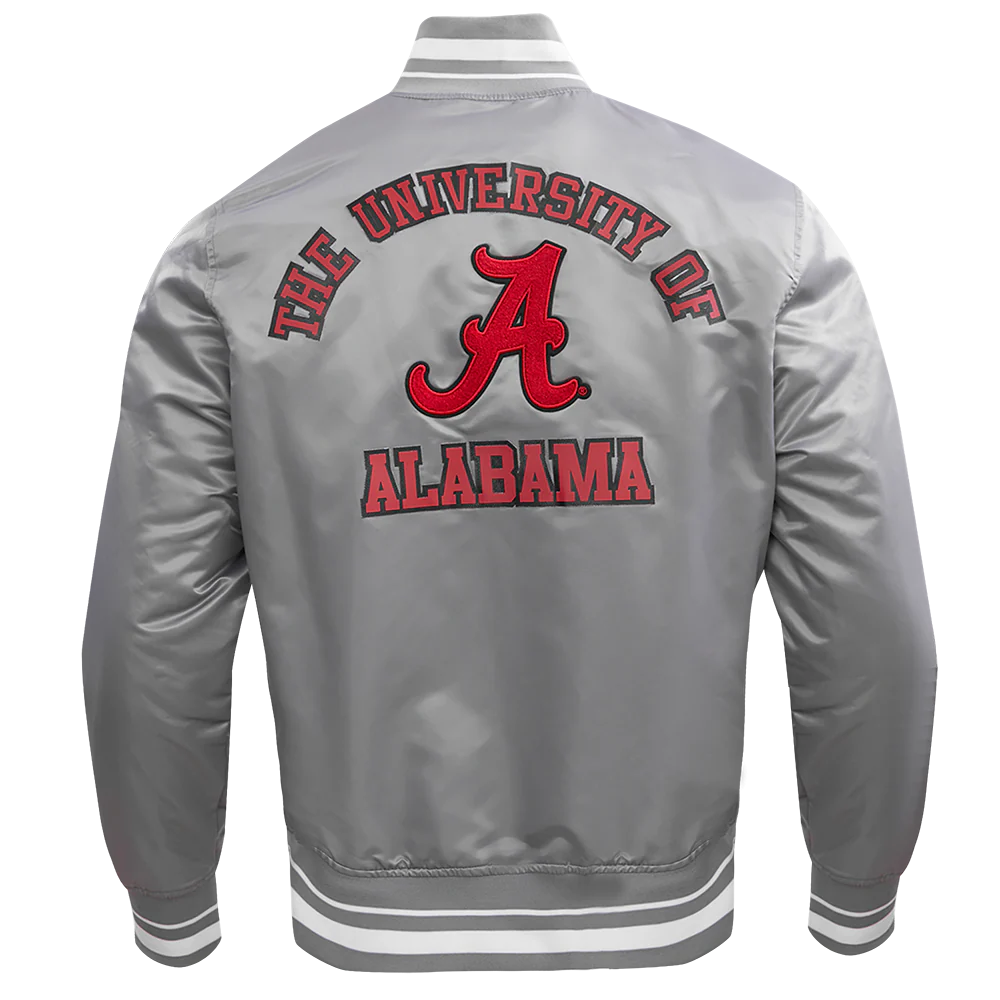 UNIVERSITY OF ALABAMA CLASSIC RIB SATIN JACKET