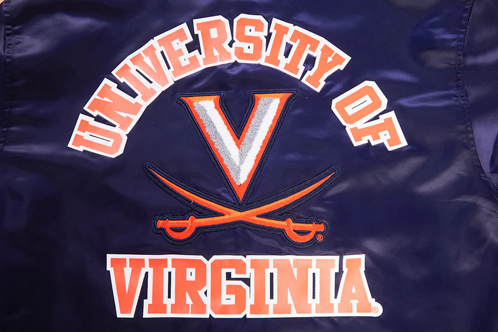 UNIVERSITY OF VIRGINIA CLASSIC MEN'S RIB SATIN JACKET
