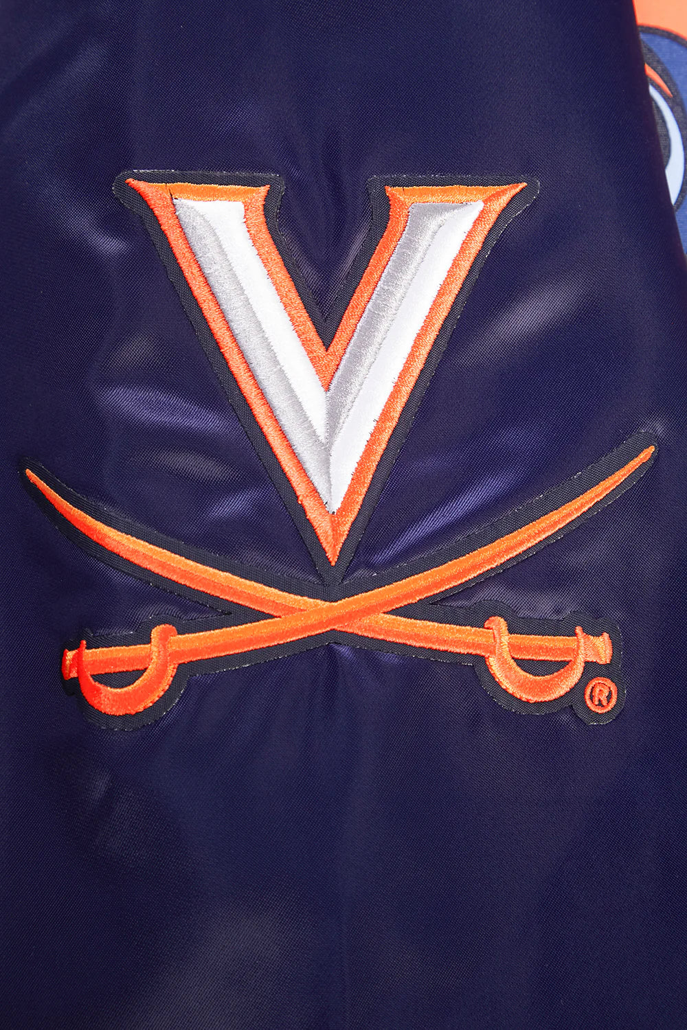 UNIVERSITY OF VIRGINIA CLASSIC MEN'S RIB SATIN JACKET