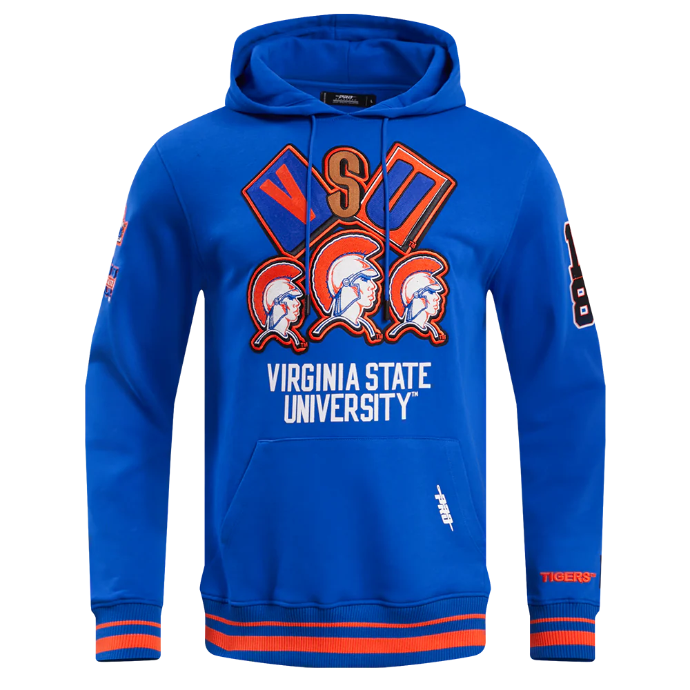 VIRGINIA STATE UNIVERSITY HOMECOMING RIB FLEECE MEN'S PULLOVER HOODIE