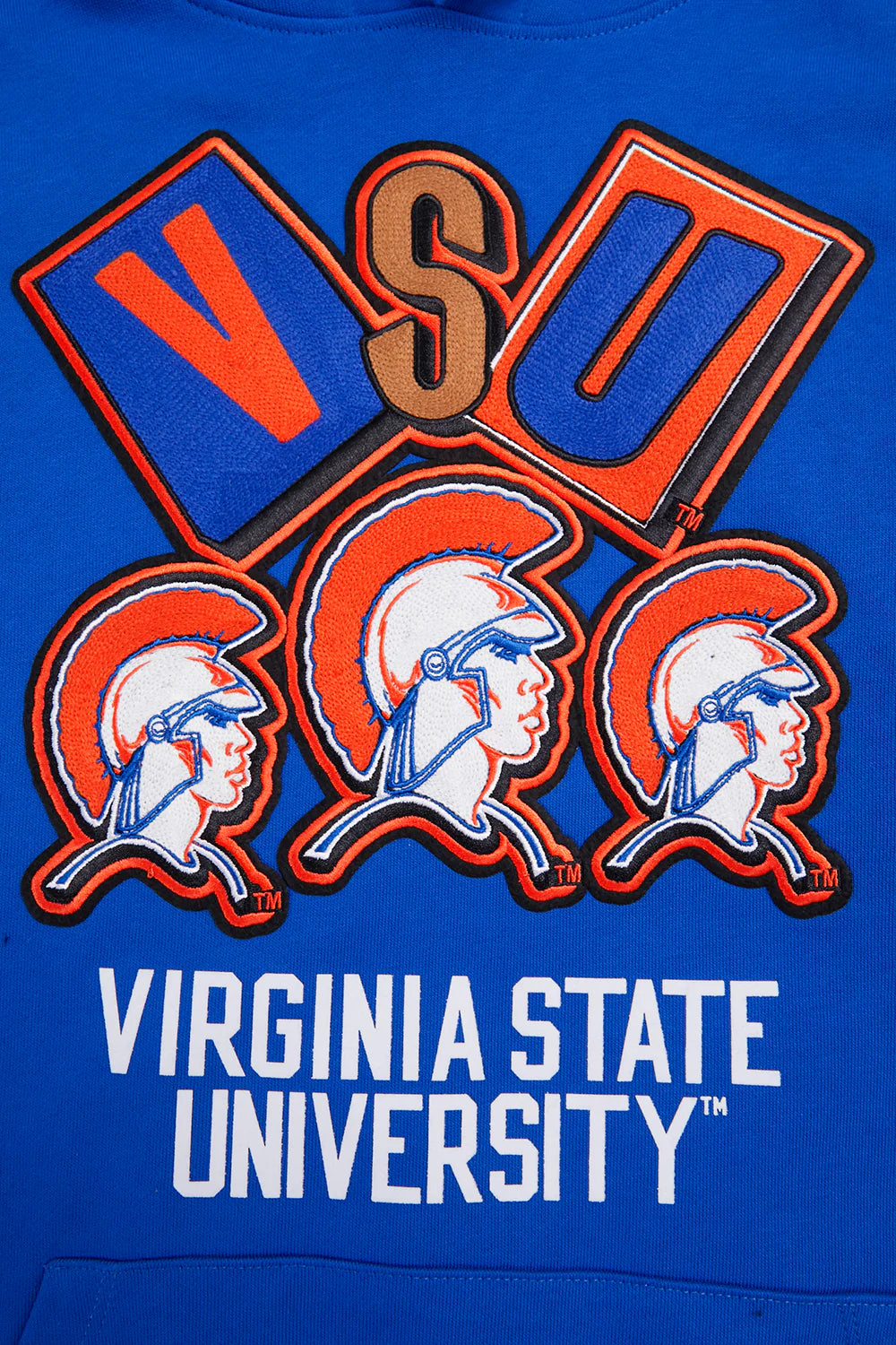 VIRGINIA STATE UNIVERSITY HOMECOMING RIB FLEECE MEN'S PULLOVER HOODIE