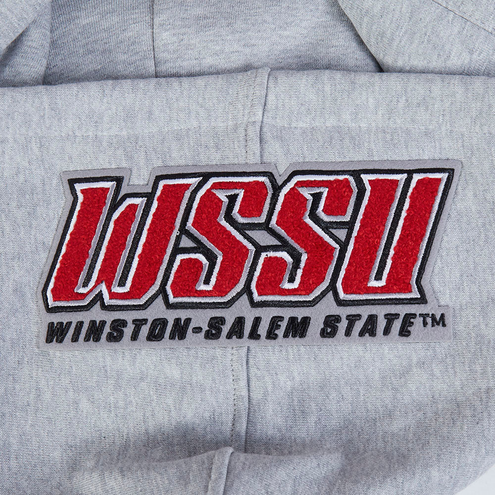 WINSTON SALEM STATE UNIVERSITY CLASSIC MEN'S STACKED LOGO PO HOODIE