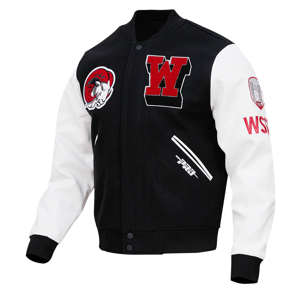 WINSTON SALEM STATE UNIVERSITY CLASSIC WOOL VARSITY JACKET