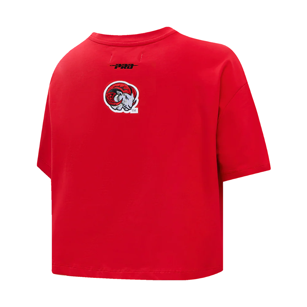 WINSTON-SALEM STATE UNIVERSITY CLASSIC WOMEN'S SINGLE JERSEY BOXY TEE