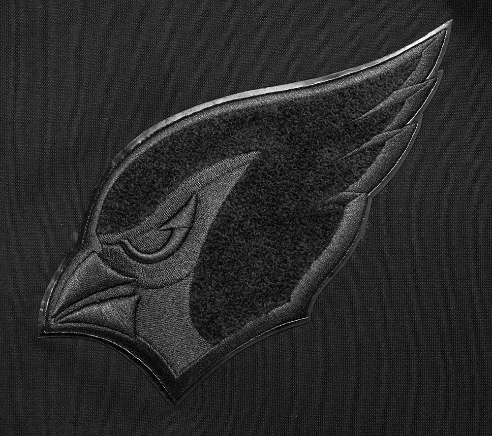 NFL ARIZONA CARDINALS TRIPLE BLACK MEN'S DK FZ HOODIE
