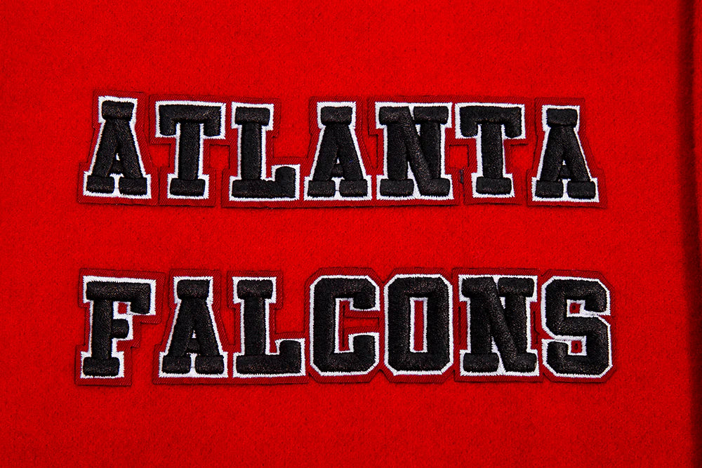 NFL ATLANTA FALCONS RETRO CLASSIC MEN'S RIB WOOL VARSITY JACKET
