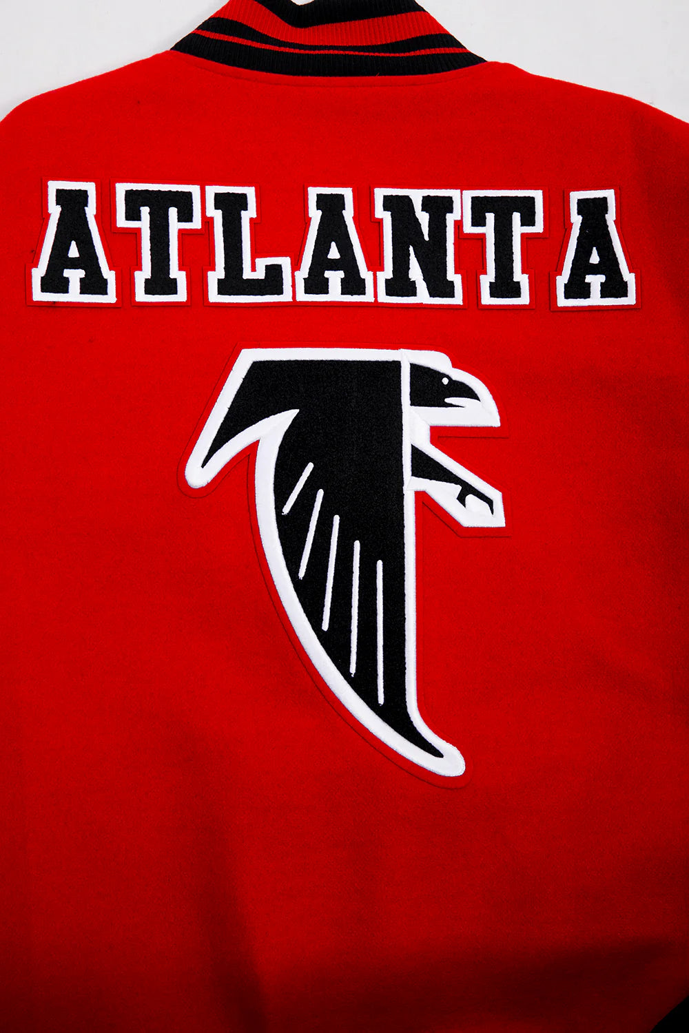 NFL ATLANTA FALCONS RETRO CLASSIC MEN'S RIB WOOL VARSITY JACKET