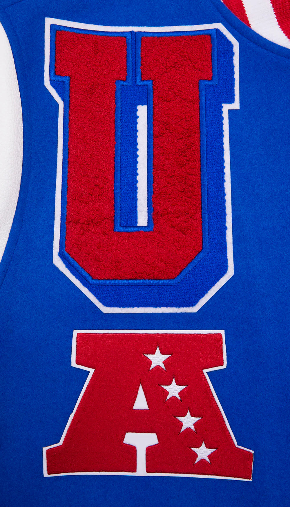 NFL BUFFALO BILLS MASHUP MEN'S RIB WOOL VARSITY JACKET