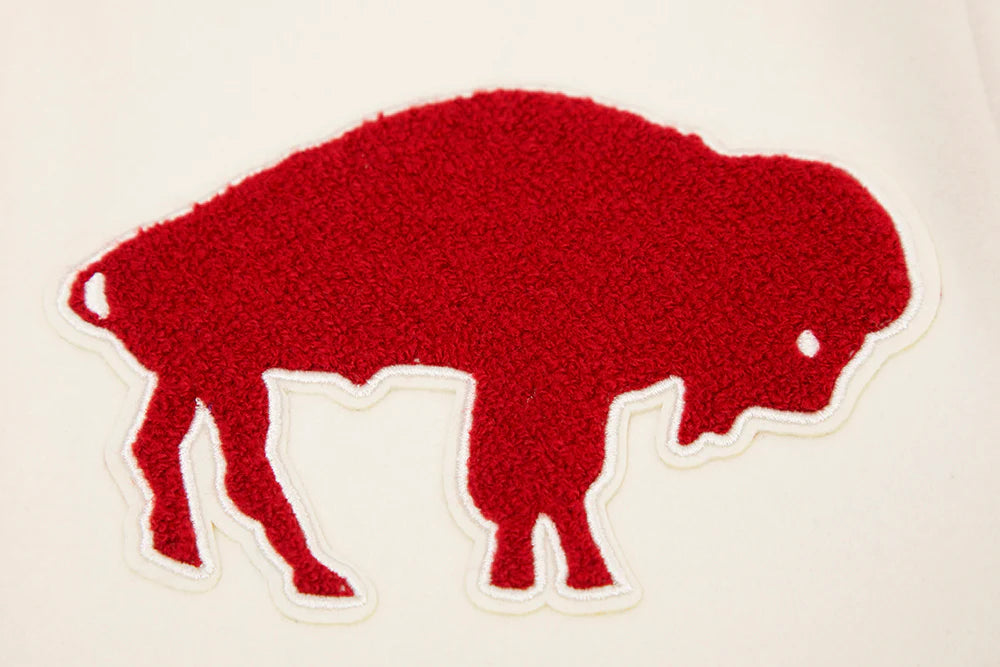 NFL BUFFALO BILLS RETRO CLASSIC MEN'S RIB WOOL VARSITY JACKET