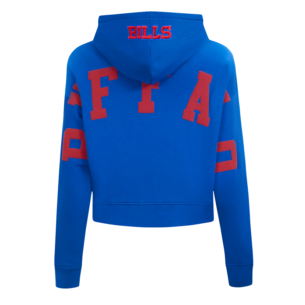 NFL BUFFALO BILLS WINGSPAN WOMEN'S FLC CROPPED PO HOODIE