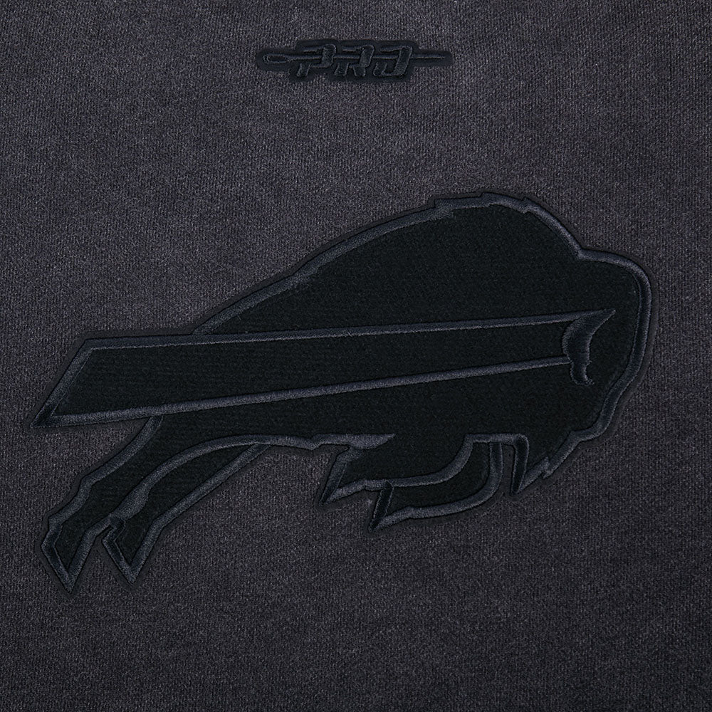 NFL BUFFALO BILLS WASHED CLASSIC WOMEN'S ENZYME WASH FT CREWNECK