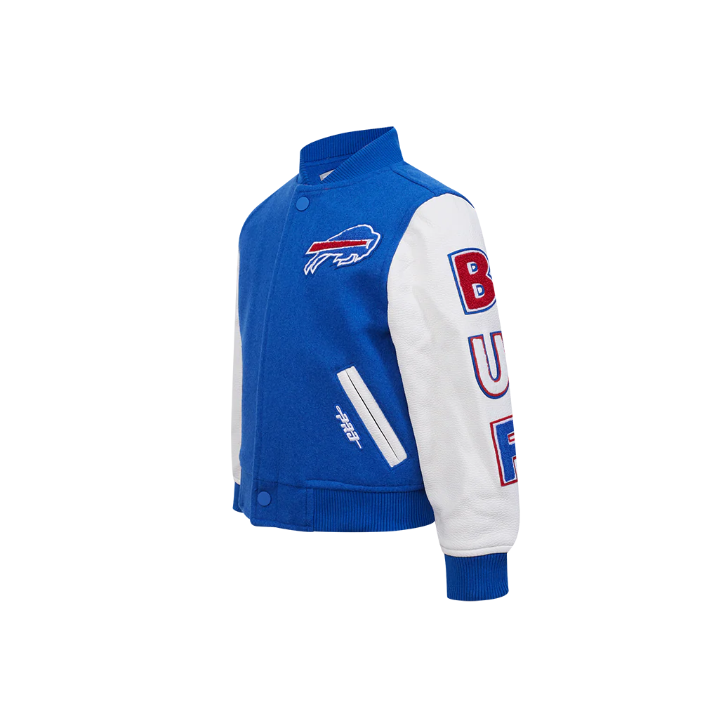 NFL BUFFALO BILLS CLASSIC TODDLER BOYS WOOL VARSITY JACKET