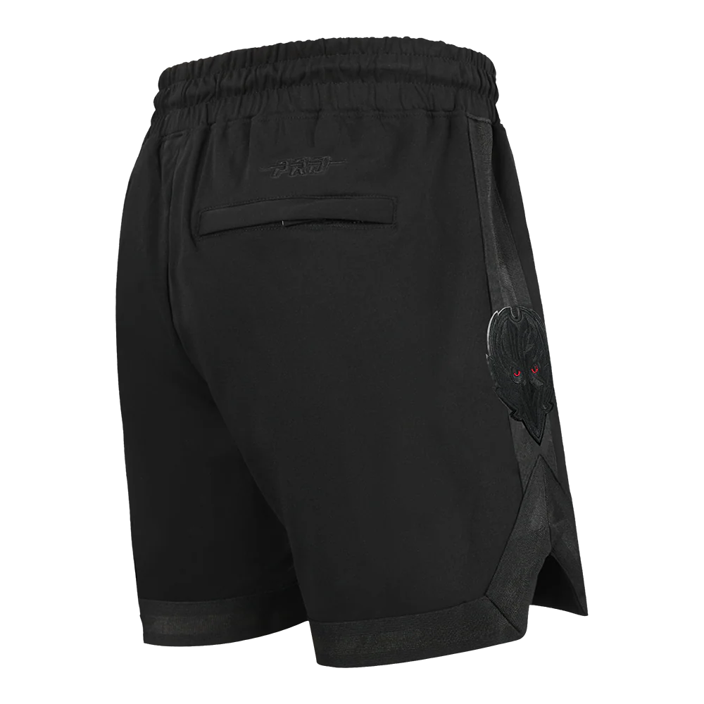 NFL BALTIMORE RAVENS TRIPLE BLACK LOGO PRO TEAM SHORT
