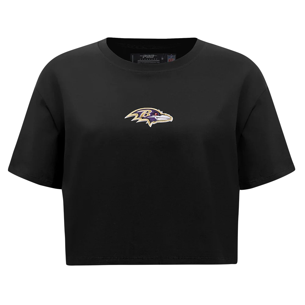 NFL BALTIMORE RAVENS WINGSPAN WOMEN'S SJ BOXY TEE