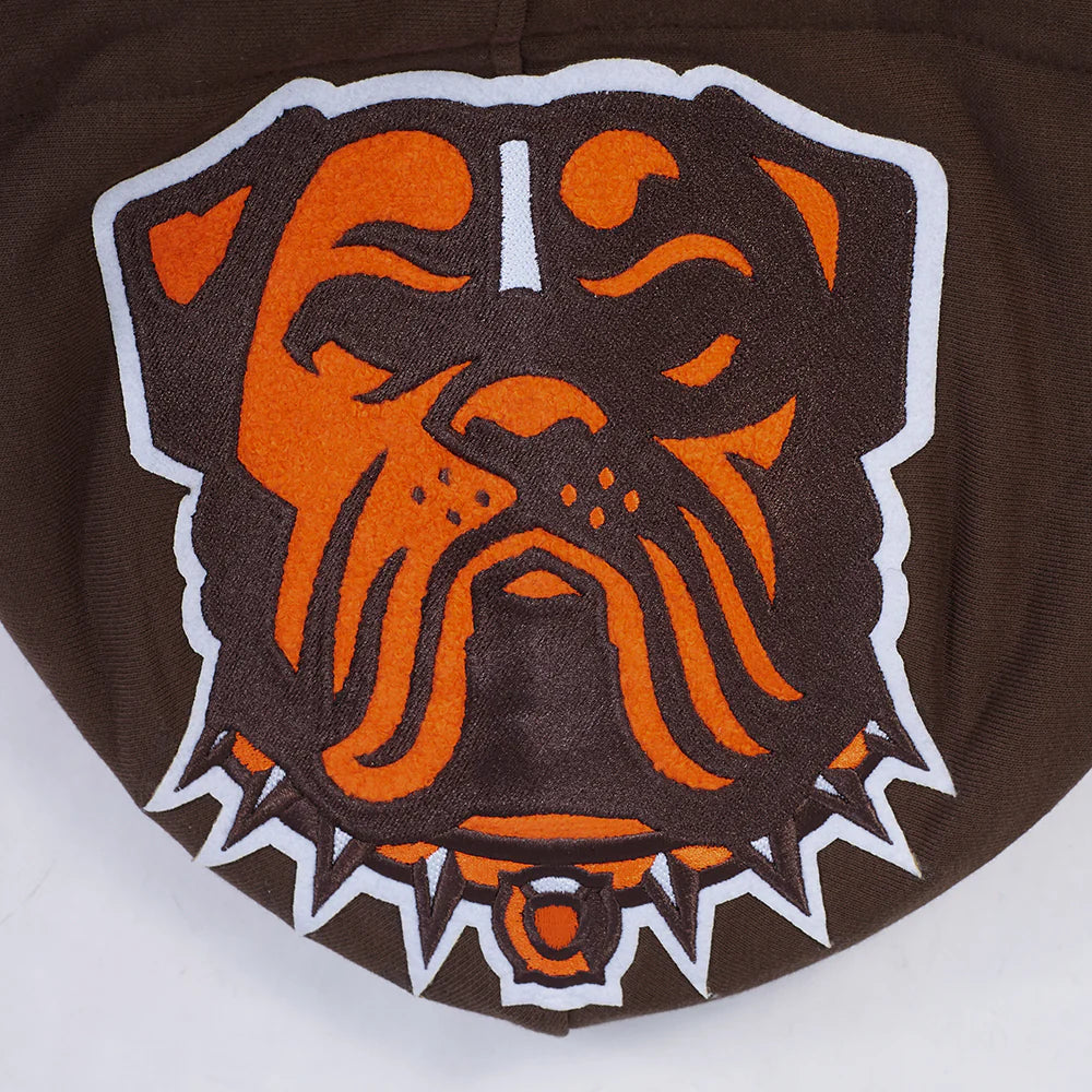 NFL CLEVELAND BROWNS MASHUP MEN'S RIB PULLOVER HOODIE