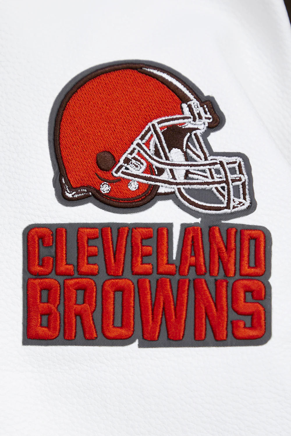 NFL CLEVELAND BROWNS CLASSIC WOOL VARSITY JACKET