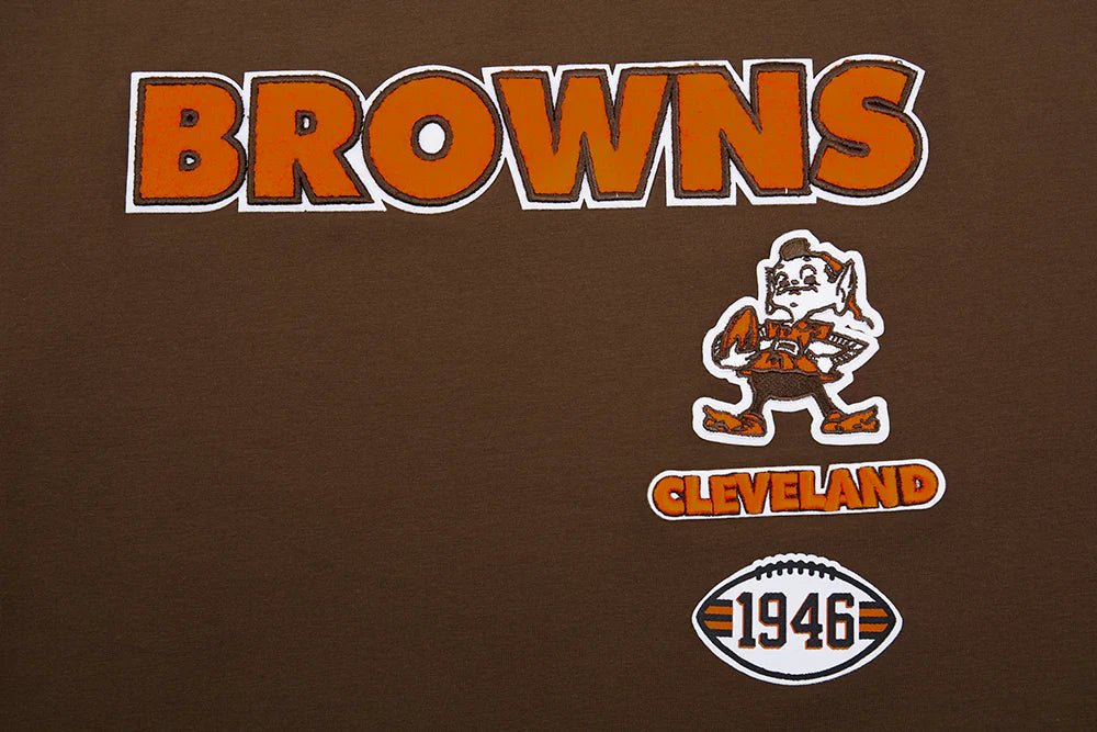 NFL CLEVELAND BROWNS RETRO CLASSIC WOMEN'S BOXY TEE