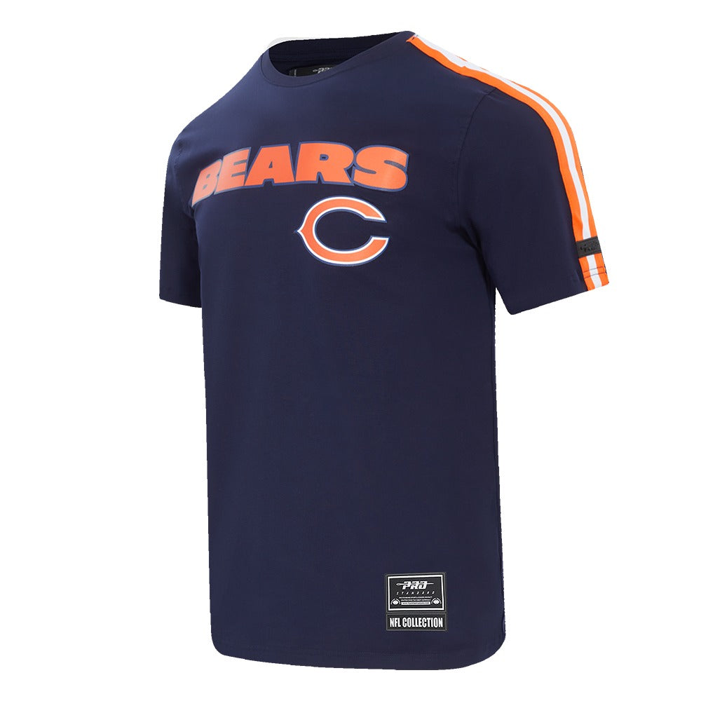 CHICAGO BEARS CLASSIC MESH SJ STRIPED TEE