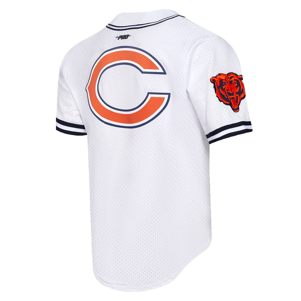 CHICAGO BEARS MESH BUTTON UP SHIRT