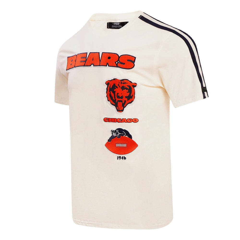 CHICAGO BEARS RETRO CLASSIC SJ STRIPED TEE