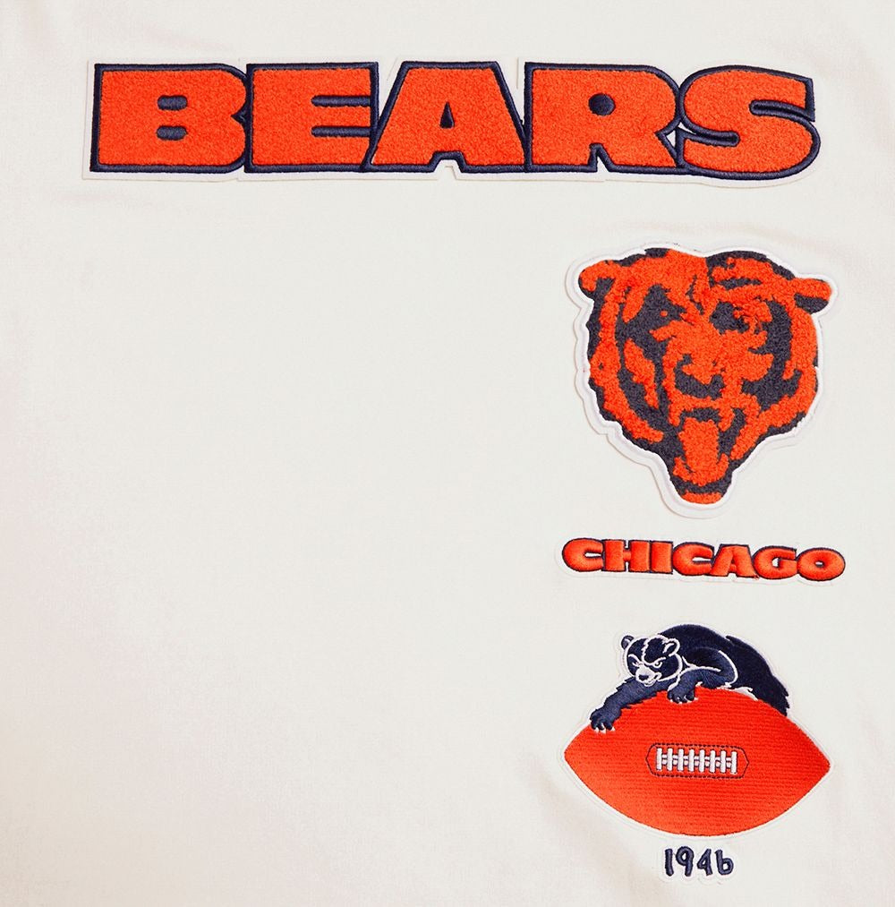 CHICAGO BEARS RETRO CLASSIC SJ STRIPED TEE