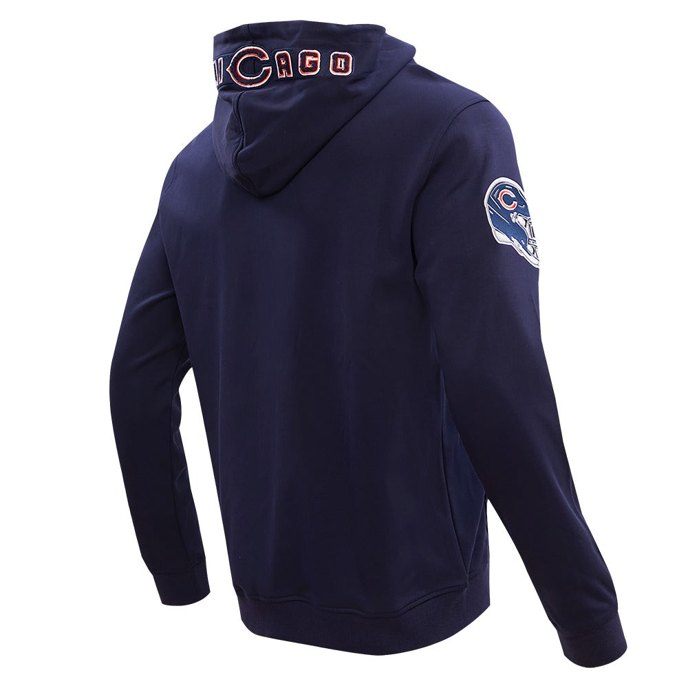 CHICAGO BEARS CLASSIC CHENILLE DK FZ HOODIE