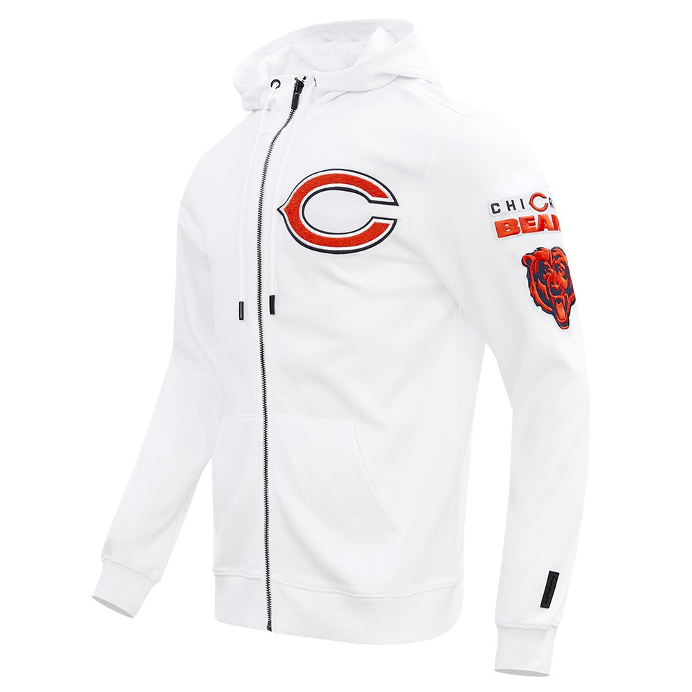 CHICAGO BEARS CLASSIC CHENILLE DK FZ HOODIE