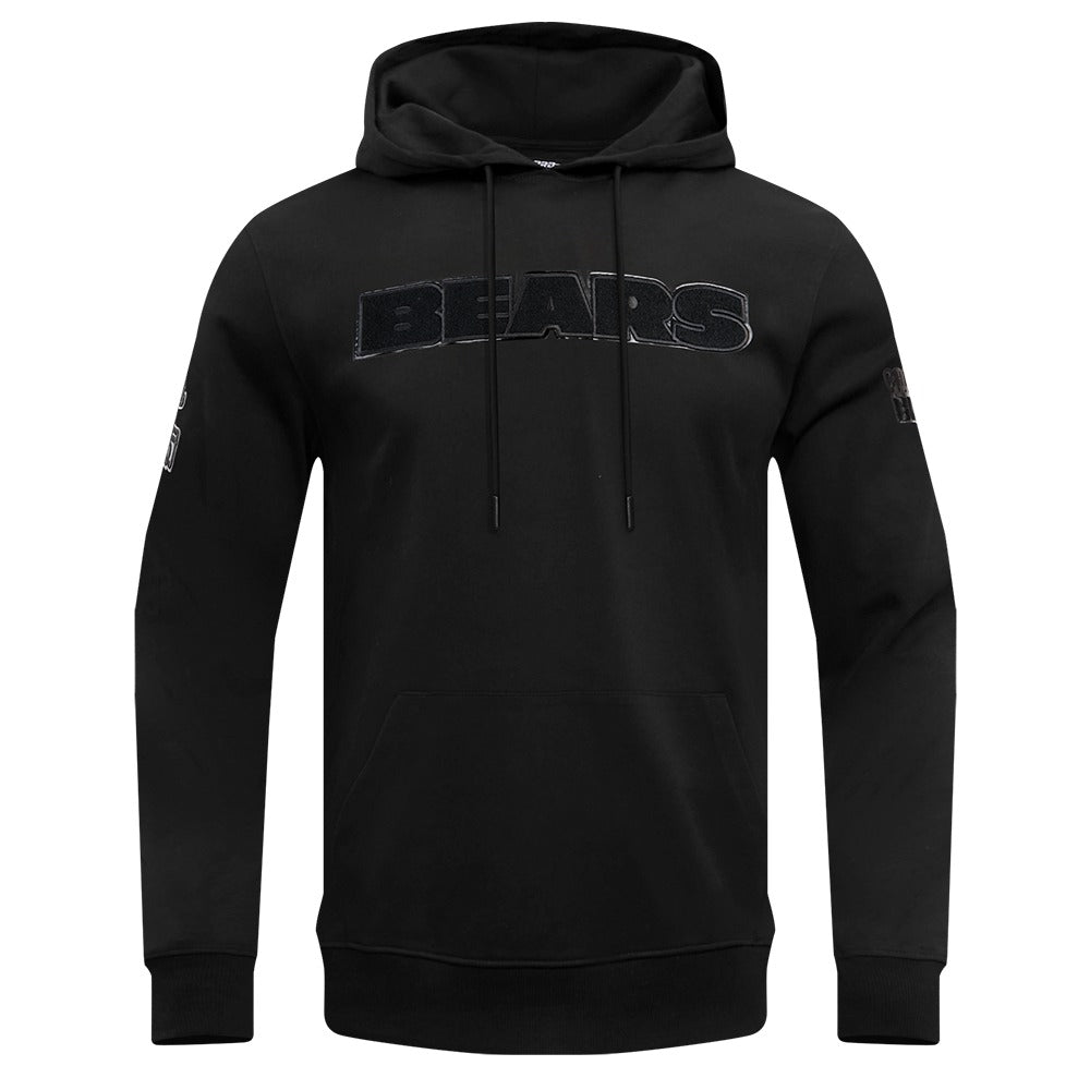 CHICAGO BEARS TRIPLE BLACK DK PO HOODIE