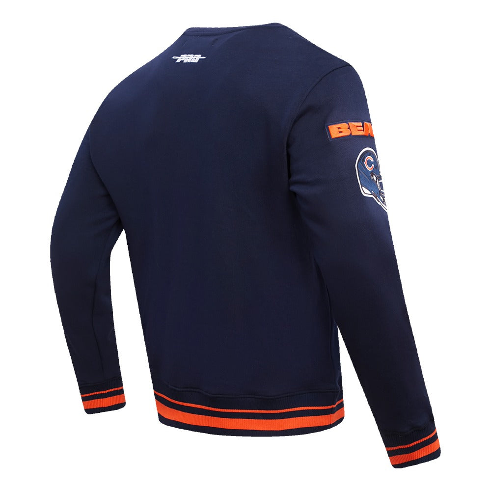 CHICAGO BEARS MASH UP RIB FLC CREWNECK