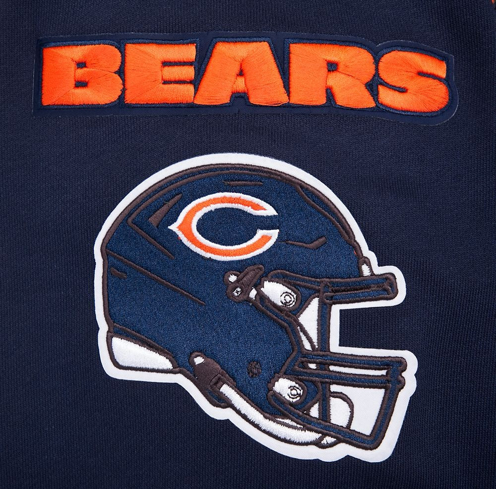 CHICAGO BEARS MASH UP RIB FLC CREWNECK