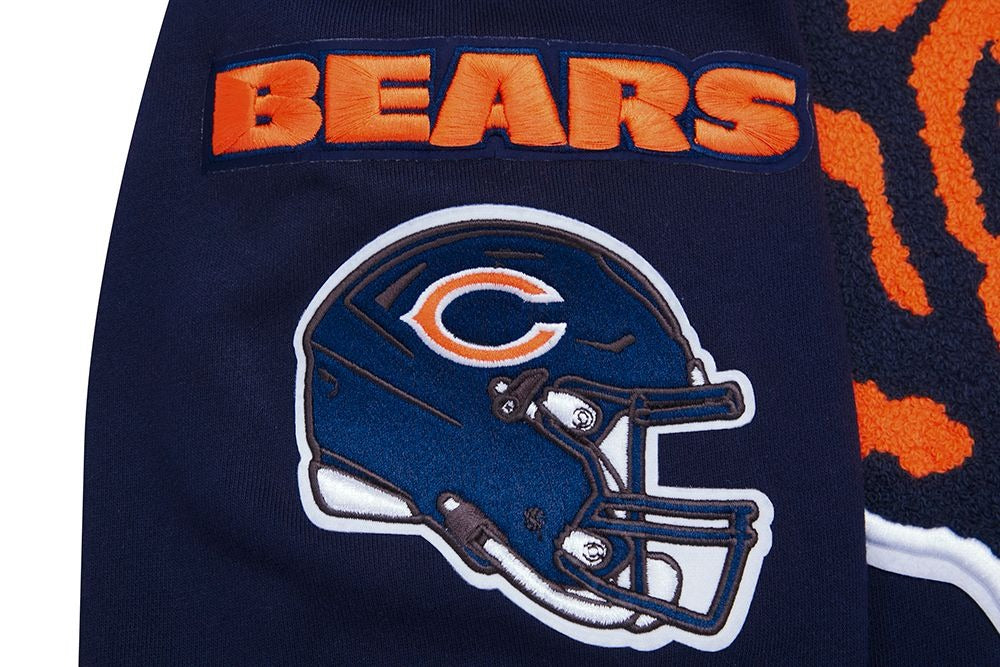 CHICAGO BEARS MASH UP RIB FLC PO HOODIE