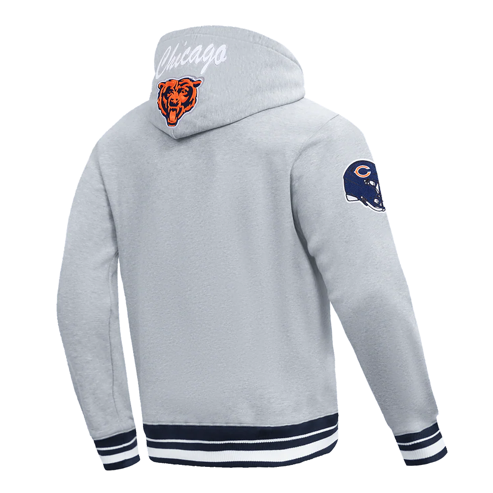 NFL CHICAGO BEARS TEAM BADGE MEN'S RIB FLC PO HOODIE